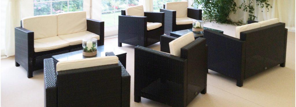 dark rattan sets