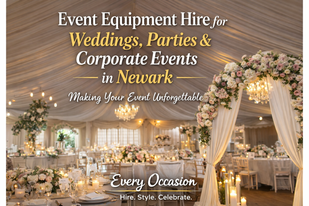 event equipment hire in Newark