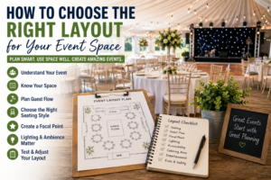 right layout for your event space